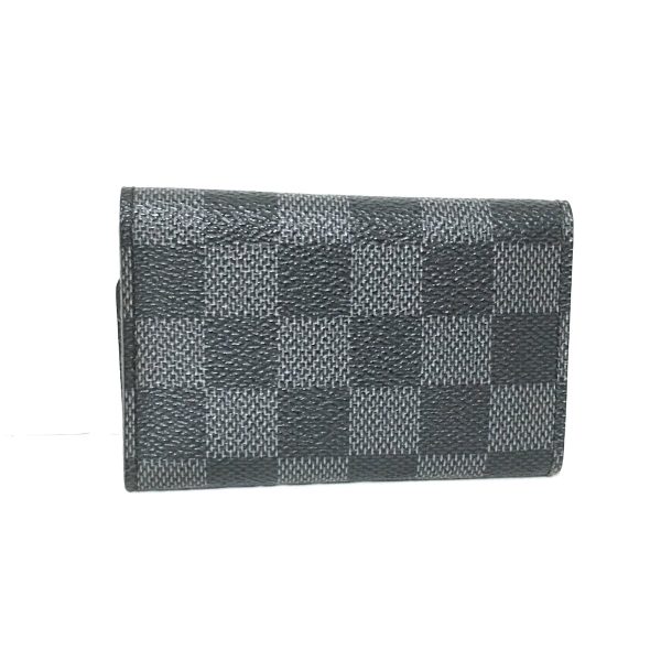 37901189 2 Louis Vuitton 6 Key Case Damier Graphite Grey