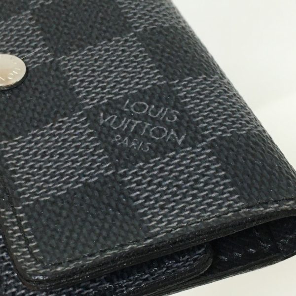 37901189 6 Louis Vuitton 6 Key Case Damier Graphite Grey