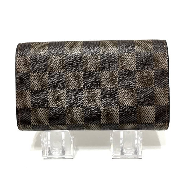 37905989 2 Louis Vuitton Portefeuille Tresor Bifold Wallet Damier Ebene Brown