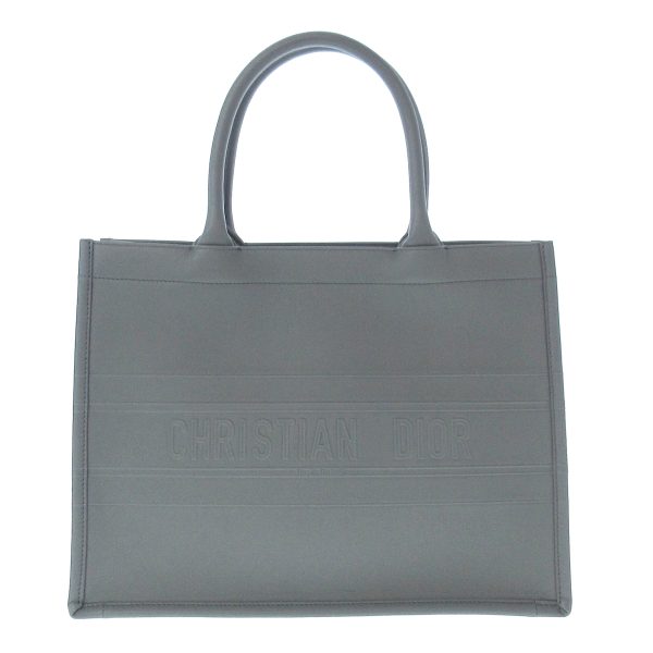 37907642 1 Christian Dior Book Tote Medium Bag Gray