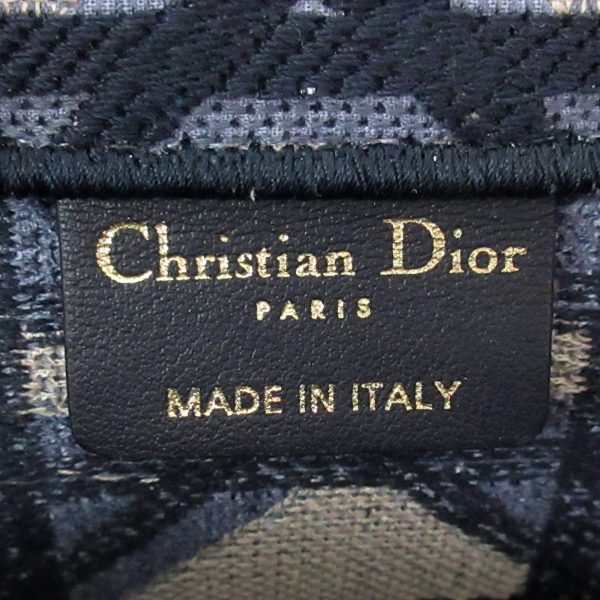 37907645 7 Christian Dior Book Tote Medium Macro Cannage Embroidery Jacquard Navy