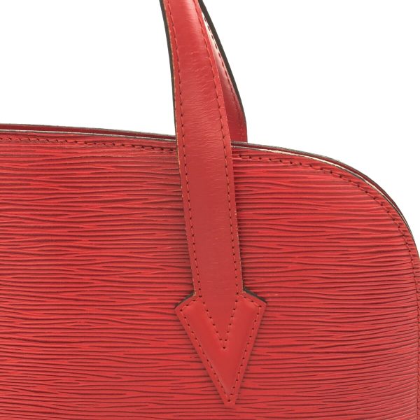 37941283 10 Louis Vuitton Rusac Castilian Leather Shoulder Bag Red