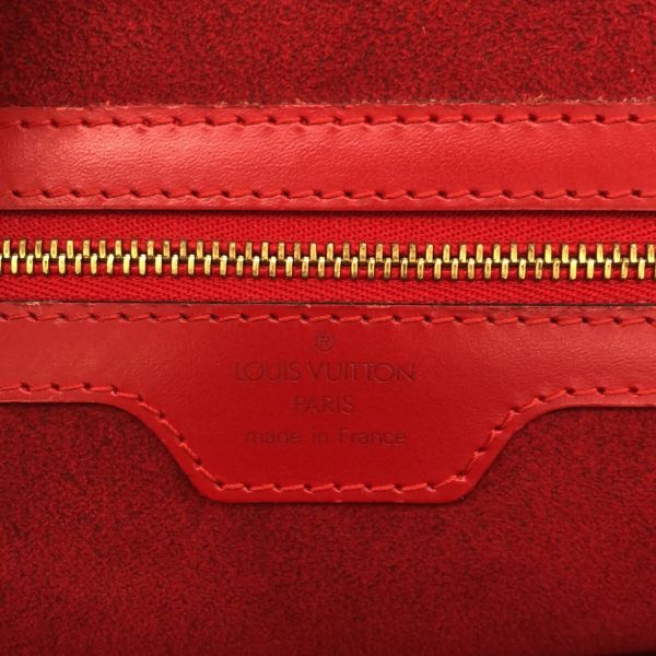 37941283 7 Louis Vuitton Rusac Castilian Leather Shoulder Bag Red