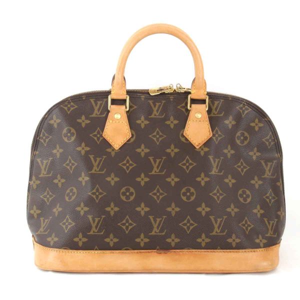 3815240408446t 2 Louis Vuitton Alma Monogram Canvas Handbag