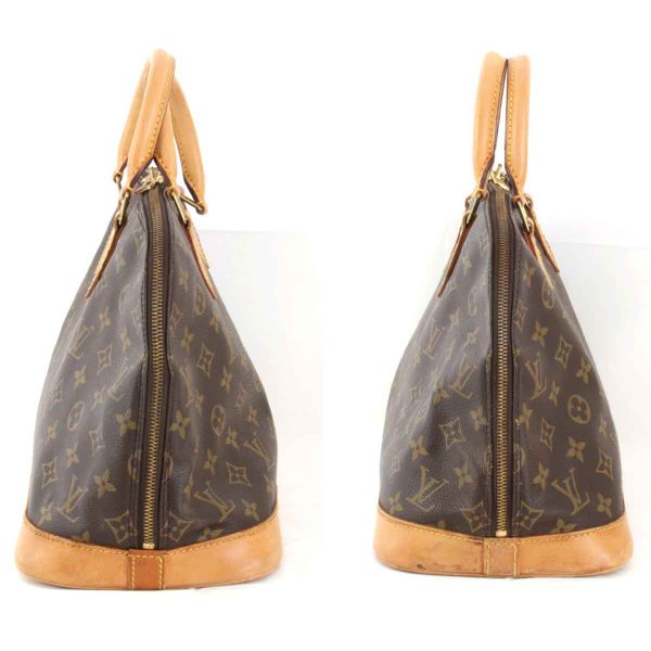 3815240408446t 3 Louis Vuitton Alma Monogram Canvas Handbag