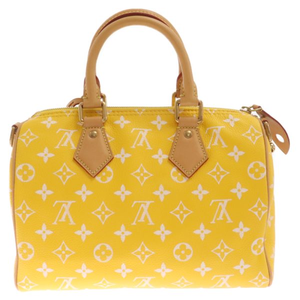 3824e190003 2 LOUIS VUITTON Speedy P9 Bandouliere Shoulder Bag Canvas Yellow