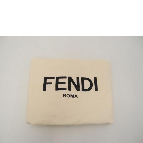 38311 9 Fendi Peekaboo Medium Gray Beige Back