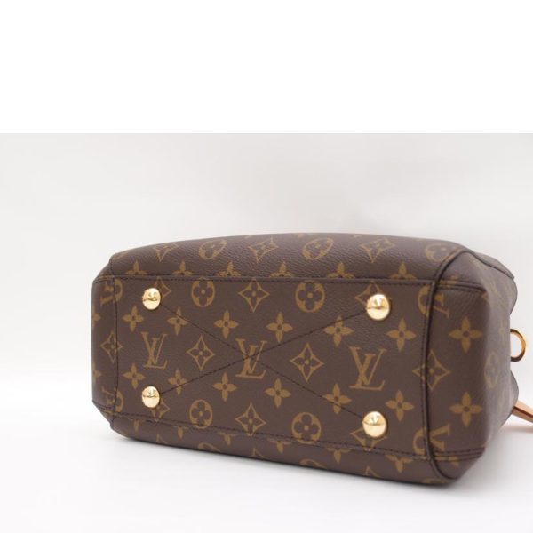 38353 3 Louis Vuitton Montaigne BB Monogram Bag Brown Skin