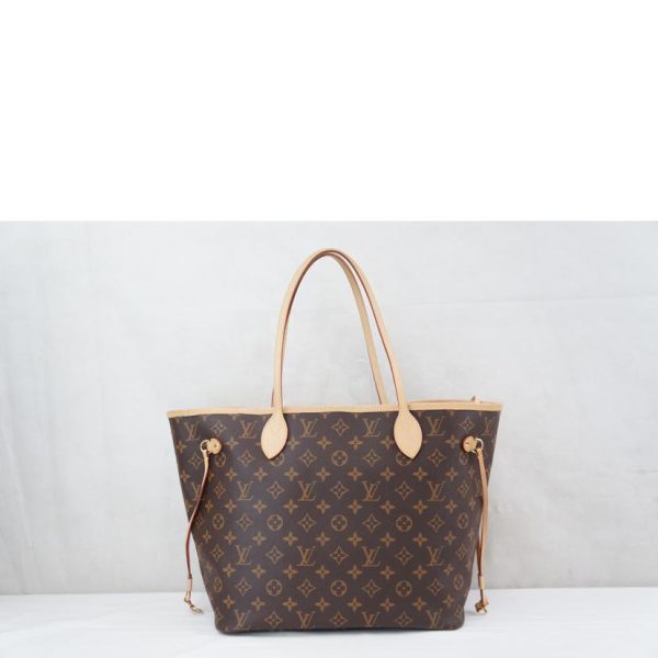 38593 2 Louis Vuitton Neverfull MM Monogram Sleaze