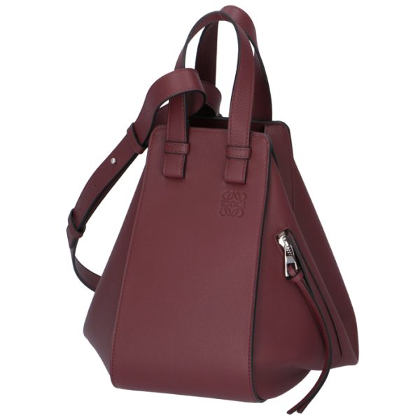 38730s3500247210 1 Loewe Hammock Small Shoulder Bag Wine Red