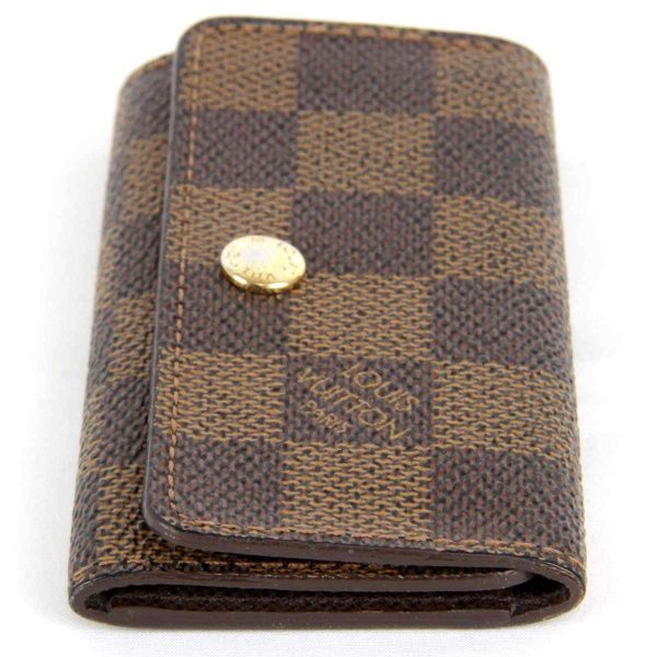 3904230604963t 3 Louis Vuitton Multicle Damier Key Case Brown