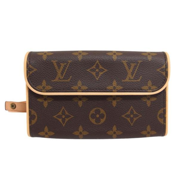 39109 1 Louis Vuitton Pochette Frantine Monogram Brown