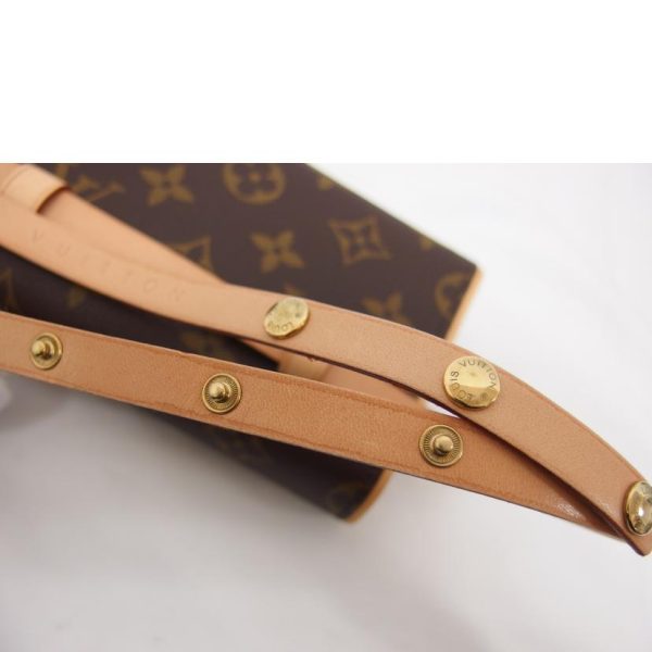 39109 11 Louis Vuitton Pochette Frantine Monogram Brown