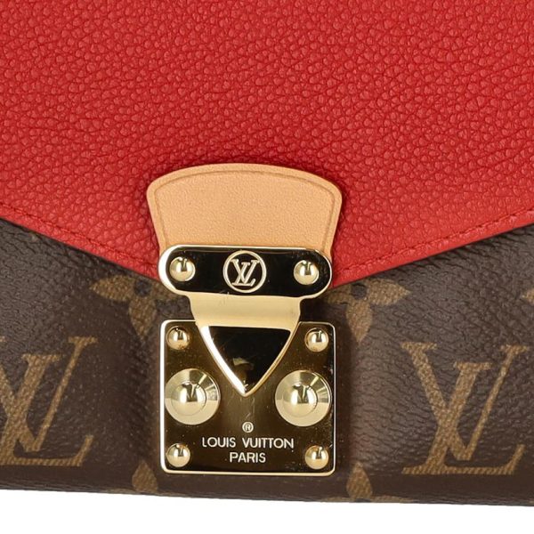 39154 9 Louis Vuitton Portefeuil Pallas Monogram Wallet Brown