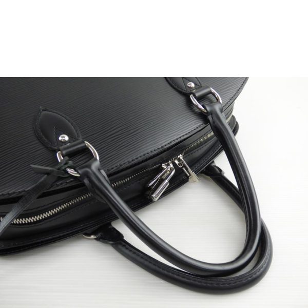 39826 4 Louis Vuitton Pont Neuf PM Epi Bag Black