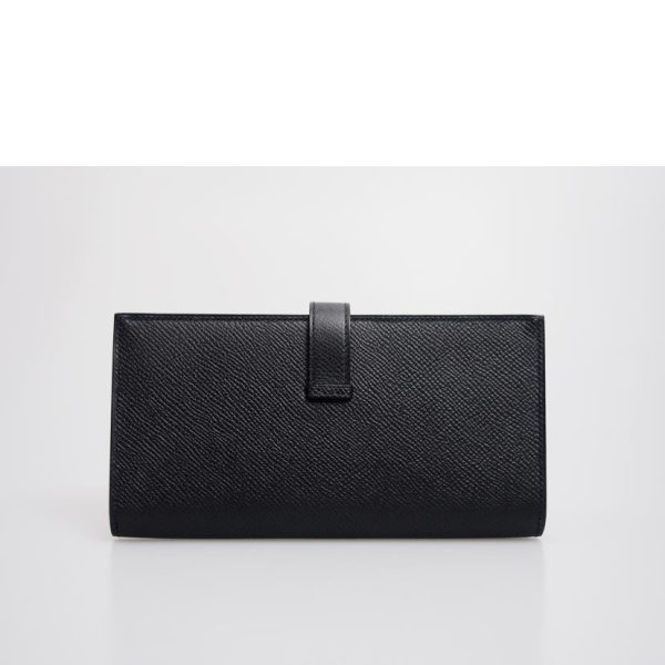 39906 2 Hermes Baen Souffl Vaux Epson Bi Fold Wallet Black