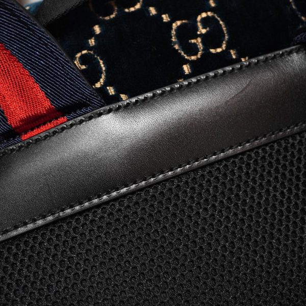 4 17 Gucci Nylon Backpack Leather Velvet