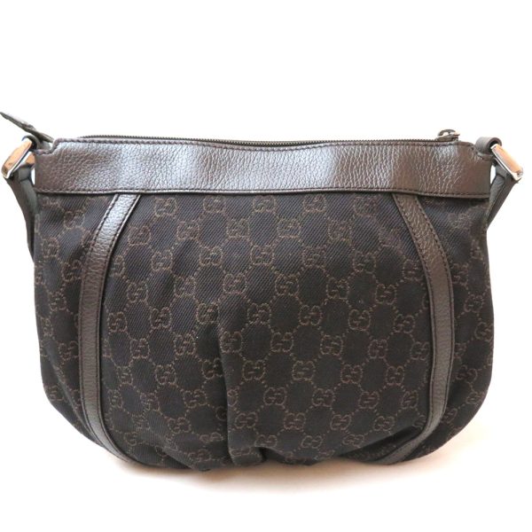 4 gu240414 3 01 Gucci GG Canvas Shoulder Bag Crossbody Brown