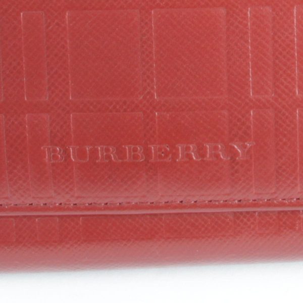 4004230904955p 9 Burberry Long Wallet Leather Wine Red