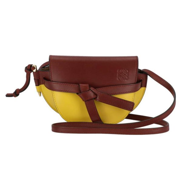 40228 1 Loewe Gate Dual Bag Mini Brown