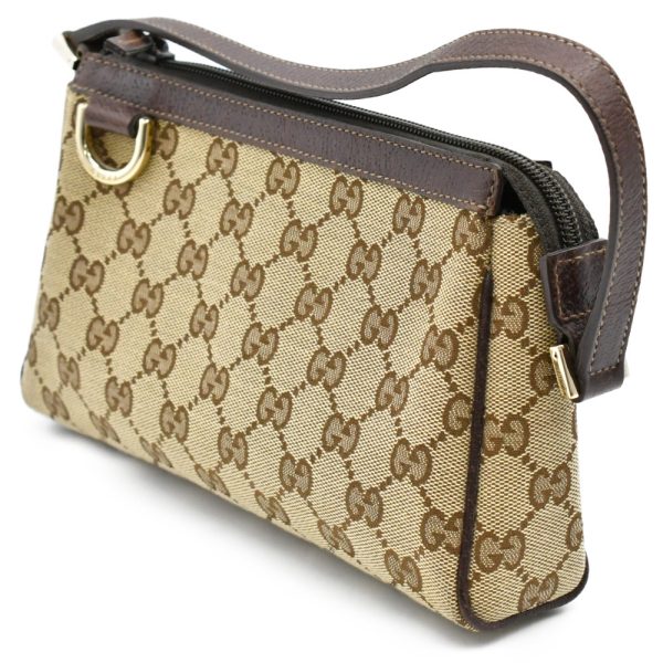 4023j240019 3 GUCCI GG pattern pochette handbag Beige