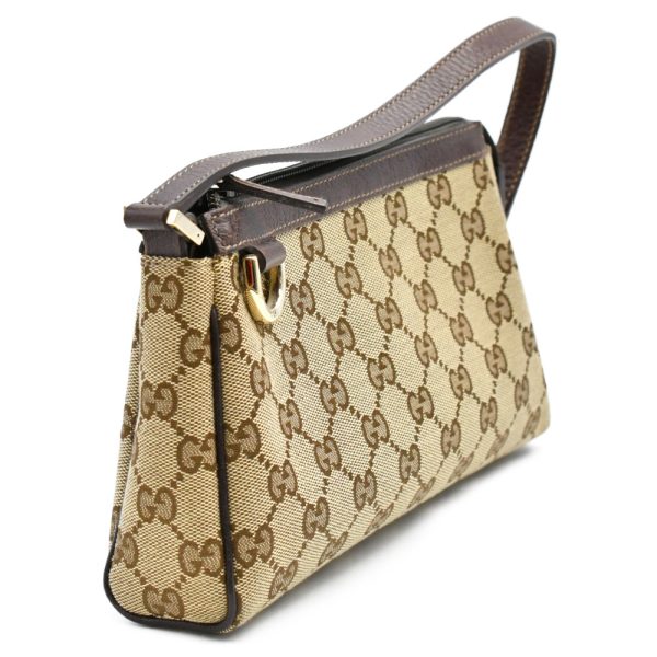 4023j240019 4 GUCCI GG pattern pochette handbag Beige