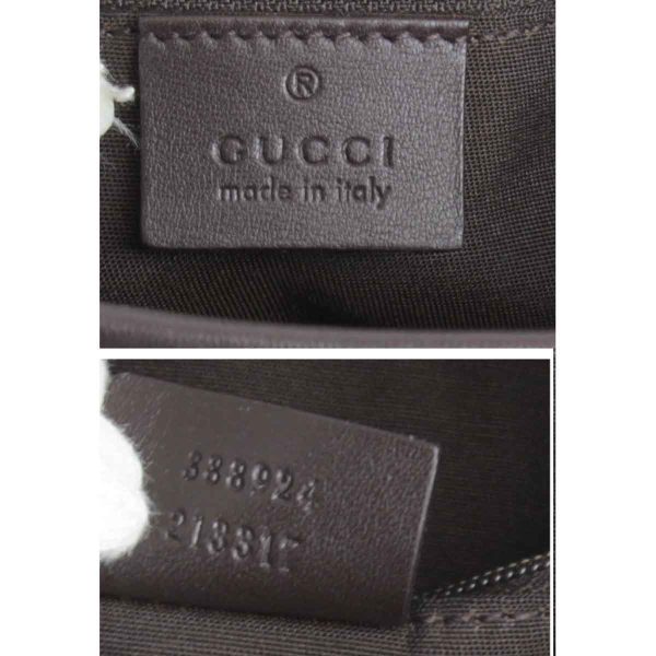 4035240408870t 10 Gucci GG Supreme Shoulder Bag Brown