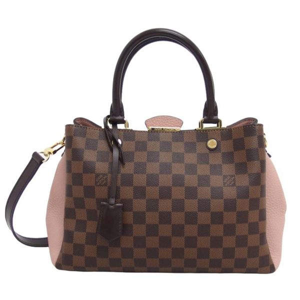 40532 1 Louis Vuitton Brittany Damier Ebene Handbag Brown