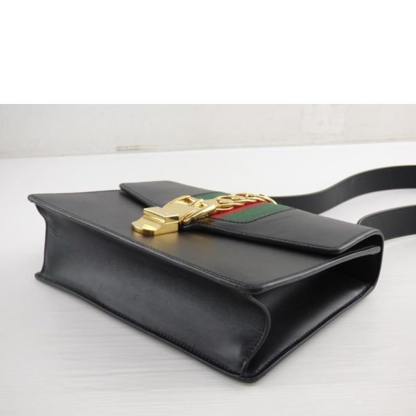 40785 3 Gucci Gucci Sylvie Shoulder Bag Black