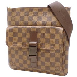 40802075164 1 Gucci GG Pattern Shoulder Bag Sherry Line Web GG Canvas Beige Brown