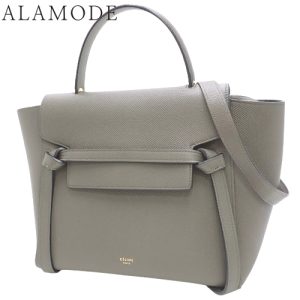 40802097087 1 wm Salvatore Ferragamo Nylon Leather Daypack Gray