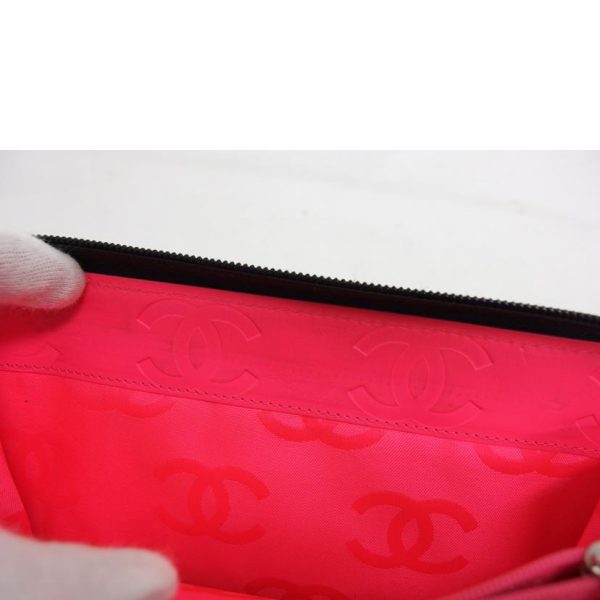 41188 10 Chanel Cambon Line Organizer Wallet Black