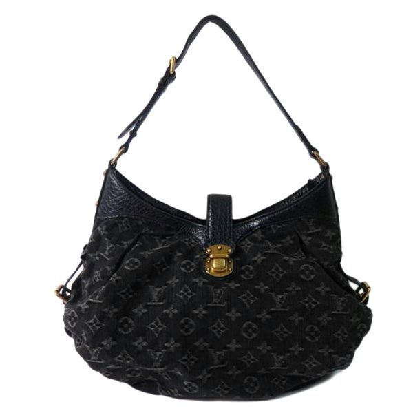 41203 1 Louis Vuitton Monogram Denim Bag Black