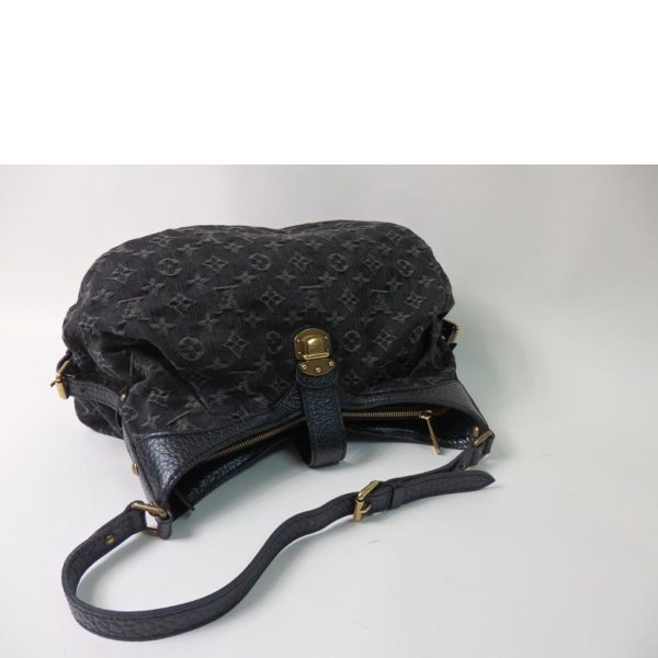 41203 4 Louis Vuitton Monogram Denim Bag Black