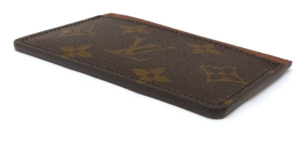 OLYMPUS DIGITAL CAMERA Louis Vuitton Card Case Monogram Porte Carte Brown