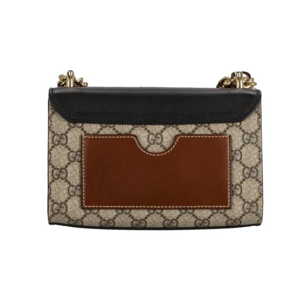 41601 2 Gucci GG Supreme Padlock Brown