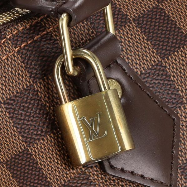 41767 6 Louis Vuitton Speedy Bandouliere 25 Damier Ebene Brown