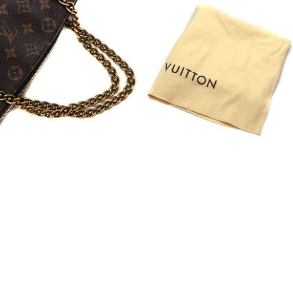 4197 13 Louis Vuitton Lock It Chain Bag Brown