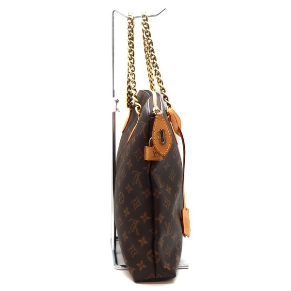 4197 4 Louis Vuitton Lock It Chain Bag Brown