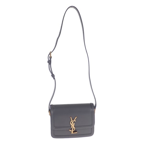 437499 02 Saint Laurent Solferino Shoulder Bag Gray