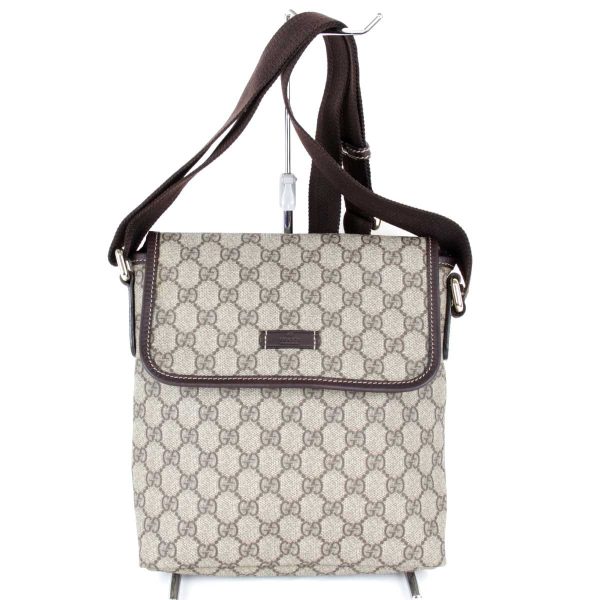 4405231006334t 1 Gucci Shoulder Bag GG Supreme Gray