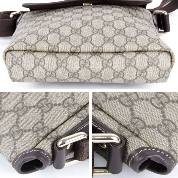 4405231006334t 4 Gucci Shoulder Bag GG Supreme Gray