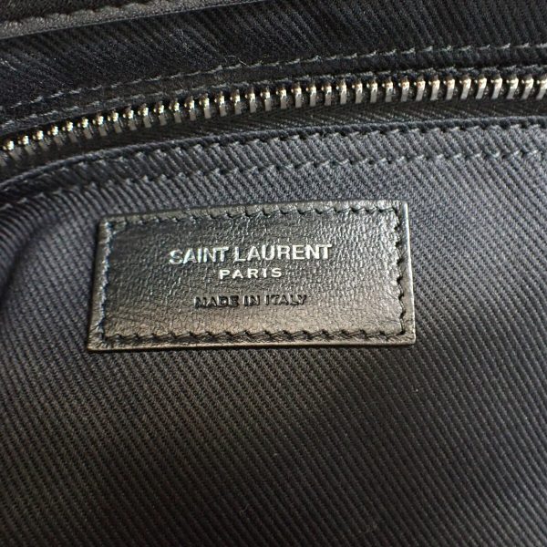 441513 09 Saint Laurent North South Rive Gauche Tote Black