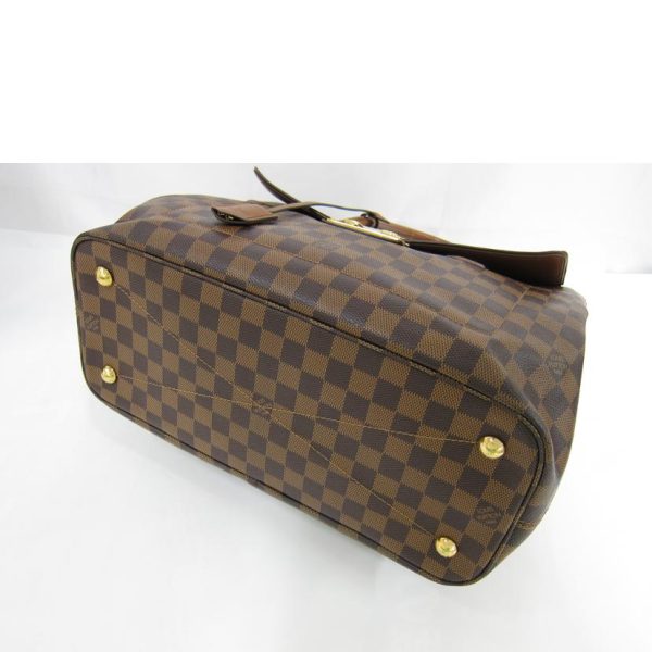 44189 5 Louis Vuitton Ascot Handbag Brown