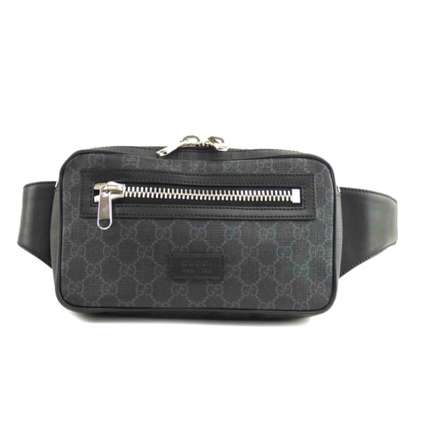 44295 1 Gucci GG Supreme Belt Bag Brown