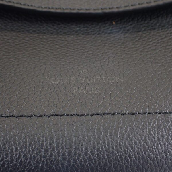 443844 10 Louis Vuitton Grain Calf Leather Mini Shoulder Bag Noir