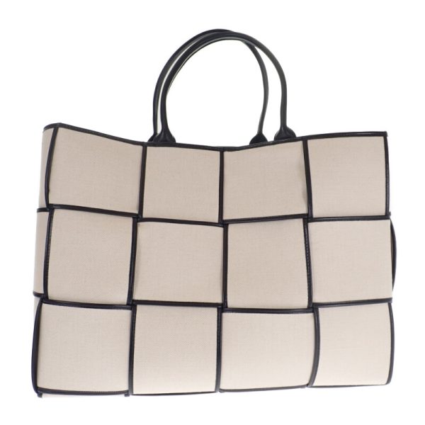 444048 02 Bottega Veneta Arco Tote Bag Large White