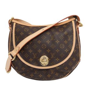 44417 1 Louis Vuitton Sac Plat Commuter Bag Monogram Brown