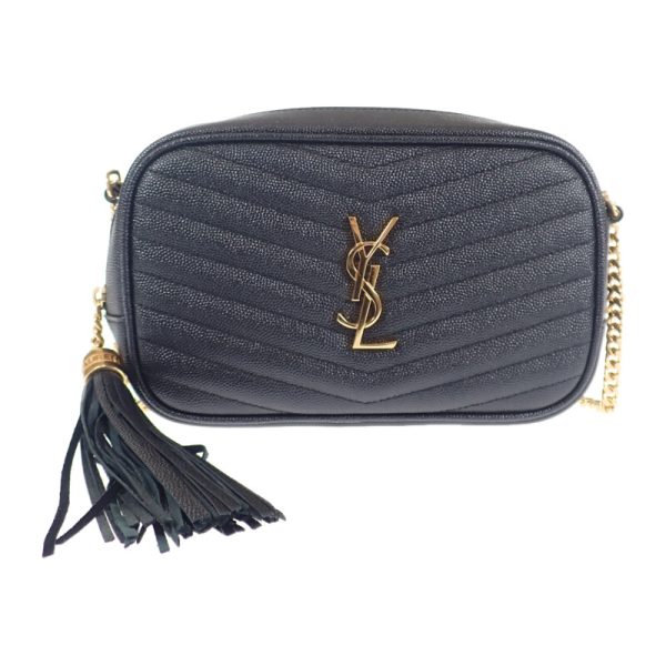 444171 03 Saint Laurent Roux Mini Shoulder Bag Black