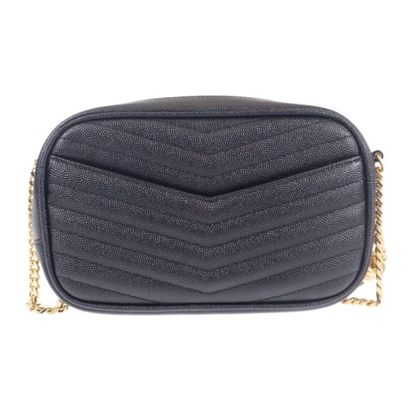 444171 04 Saint Laurent Roux Mini Shoulder Bag Black